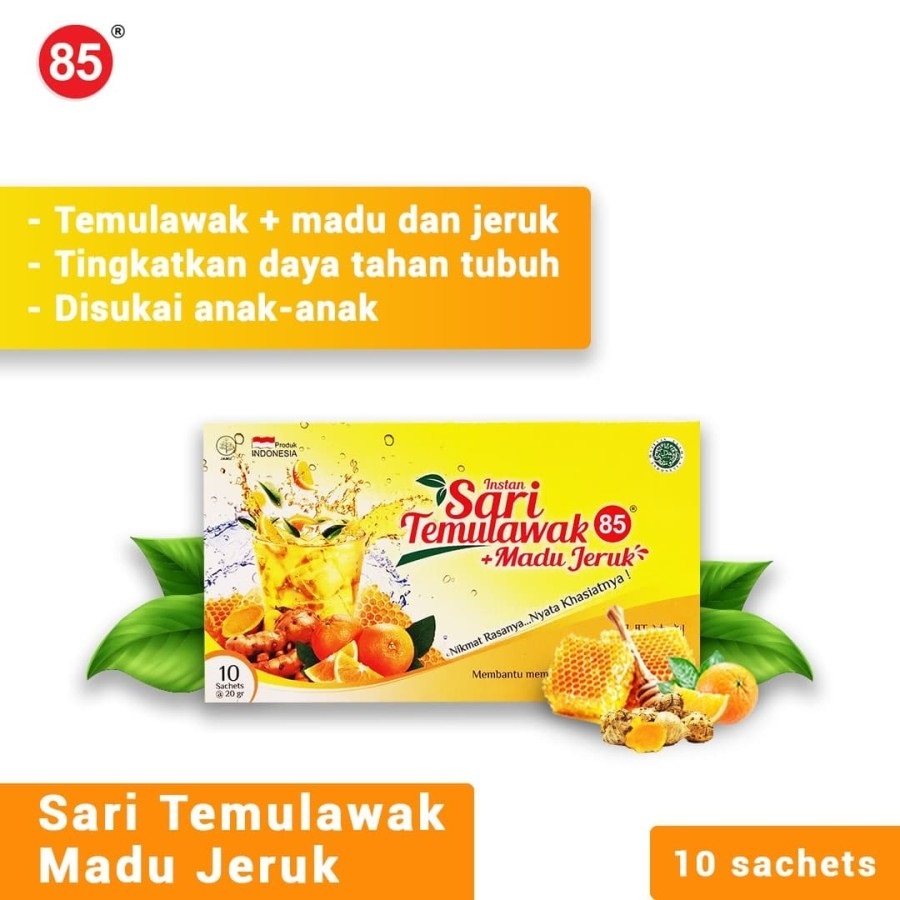 

Deli 85 - Sari Temulawak Madu Jeruk Isi 10 Sachet