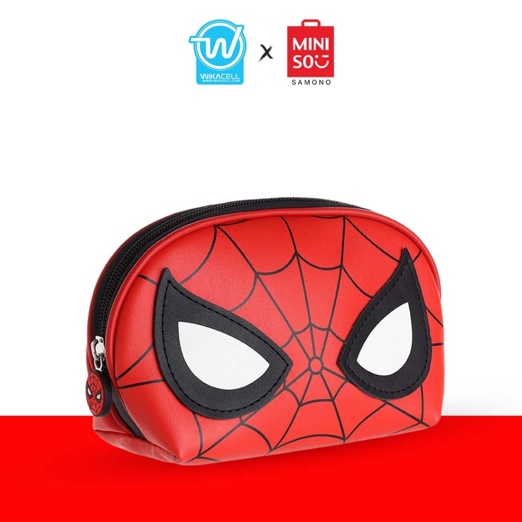 Miniso Cosmetic Bag Marvel Collection Spiderman Round