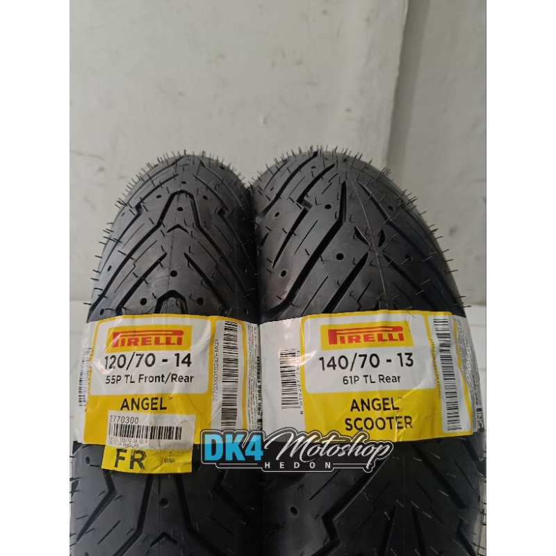 Paket ban pirelli angelscooter ukuran 120/70-14 & 140/70-13 PCX 160, ADV 150,160