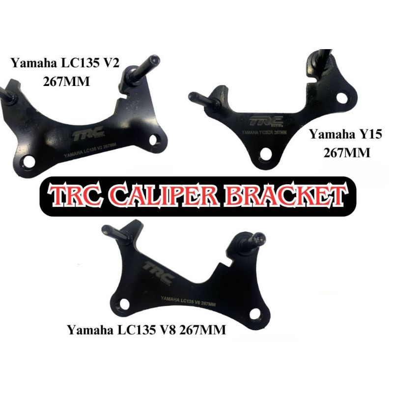 ORIGINAL TRC RACING CALIPER BRACKET/ BREKET KALIPER YAMAHA MX-KING, MX135
