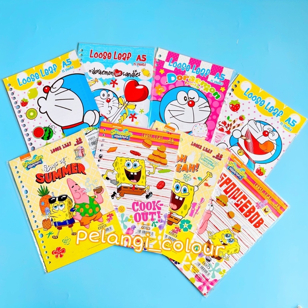 

Isi binder motif doraemon / Isi binder Motif Spongebob