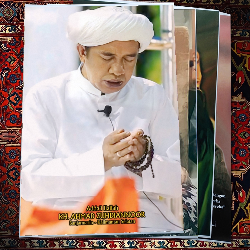 POSTER UKURAN BESAR ATAU JUMBO  ABAH GURU ZUHDI BAHAN LUSTER UV AWET