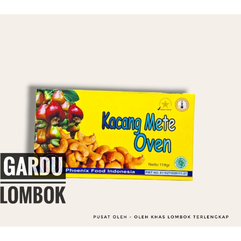 

Kacang Mete Oven Phoenix Kemasan Kotak 118 gr Khas Lombok