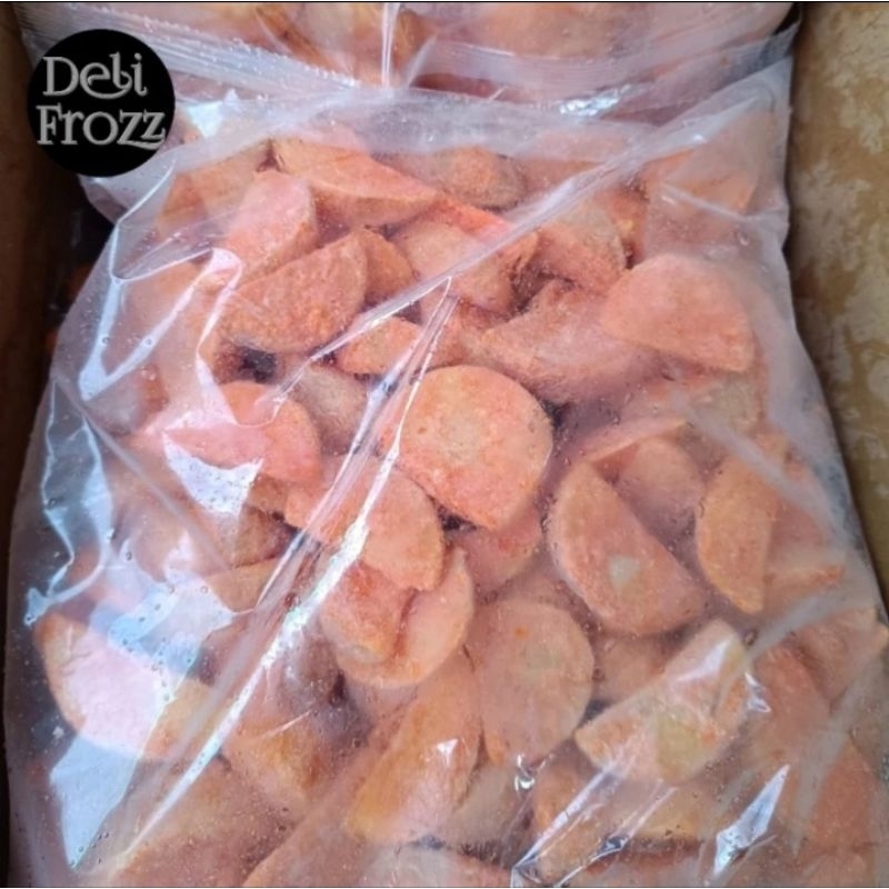 

Kentang Goreng Spicy Wedges Seasoned French Fries