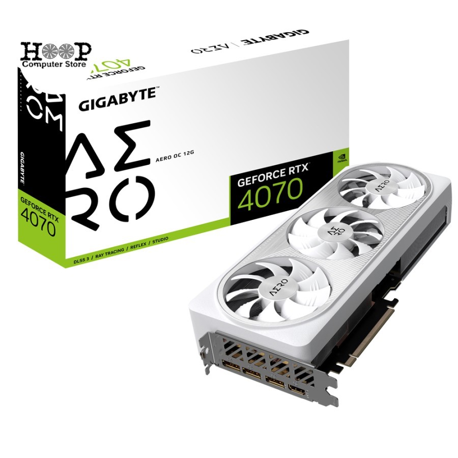 VGA GIGABYTE NVIDIA RTX 4070 AERO OC 12Gb