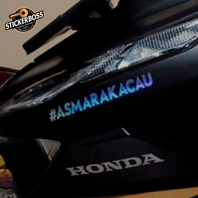 Sticker Motor ASMARA KACAU Anti Air - Sticker Cutting Variasi Motor Asmarakacau #asmarakacau Viral