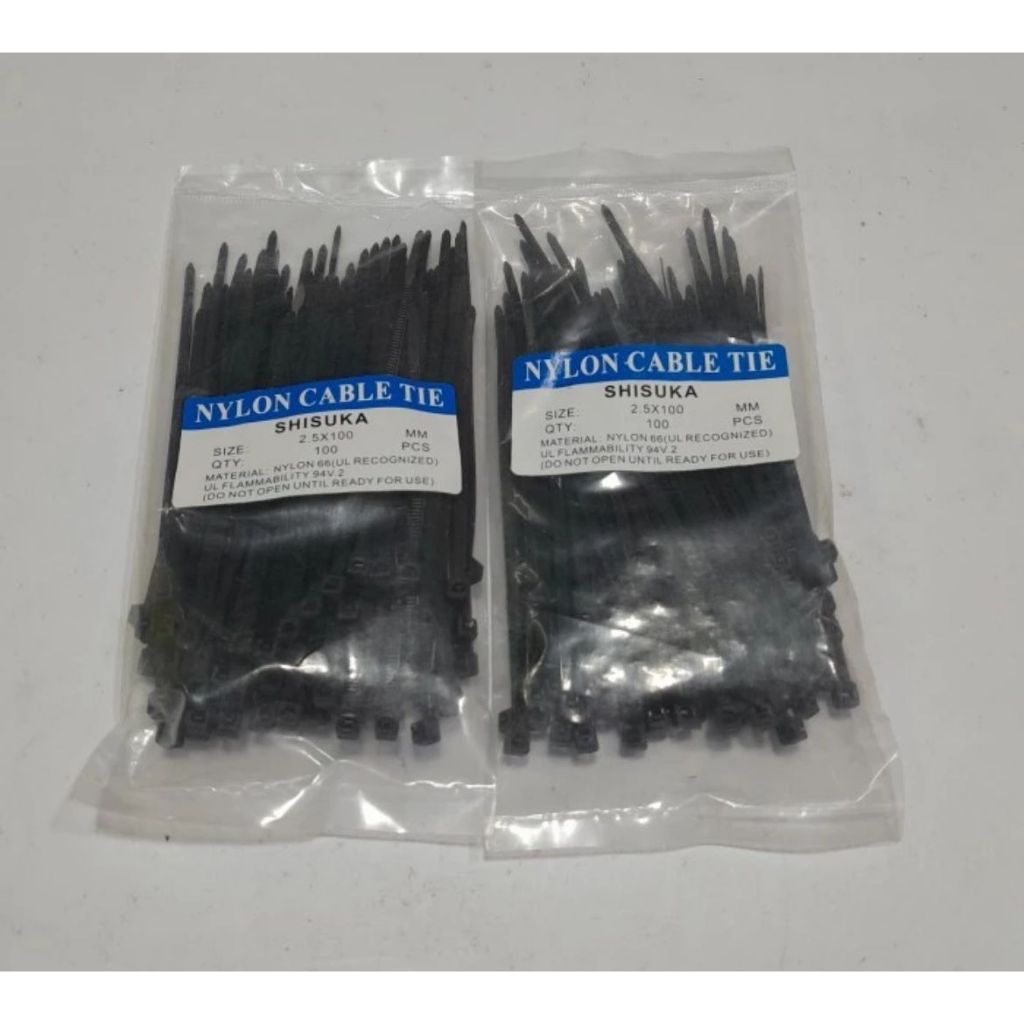

Kabel Ties 10cm 2,5 x 100 mm Hitam