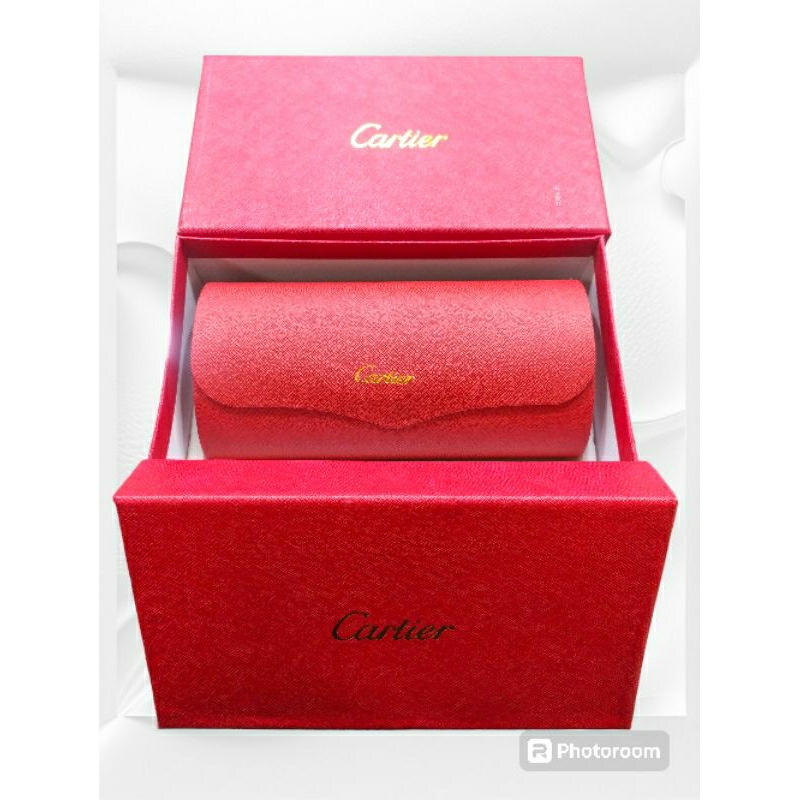 box kotak kacamata merk Cartier