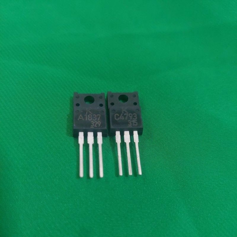 Transistor KEC A1837 - C4793 A 1837 - C 4793 ORI A1837-C4793 ASLI