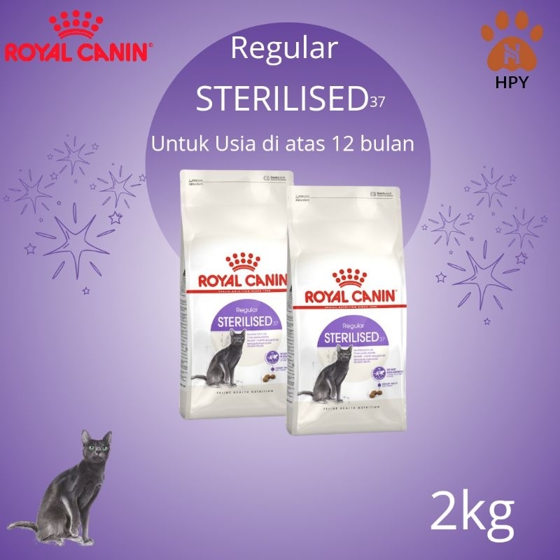 Royal Canin Cat Sterilised 2 Kg Dry Cat Food RC Sterilized 2Kg Makanan Kucing