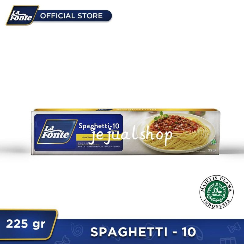 

La Fonte Spaghetti-10 225gr/Spaghetti pasta murah