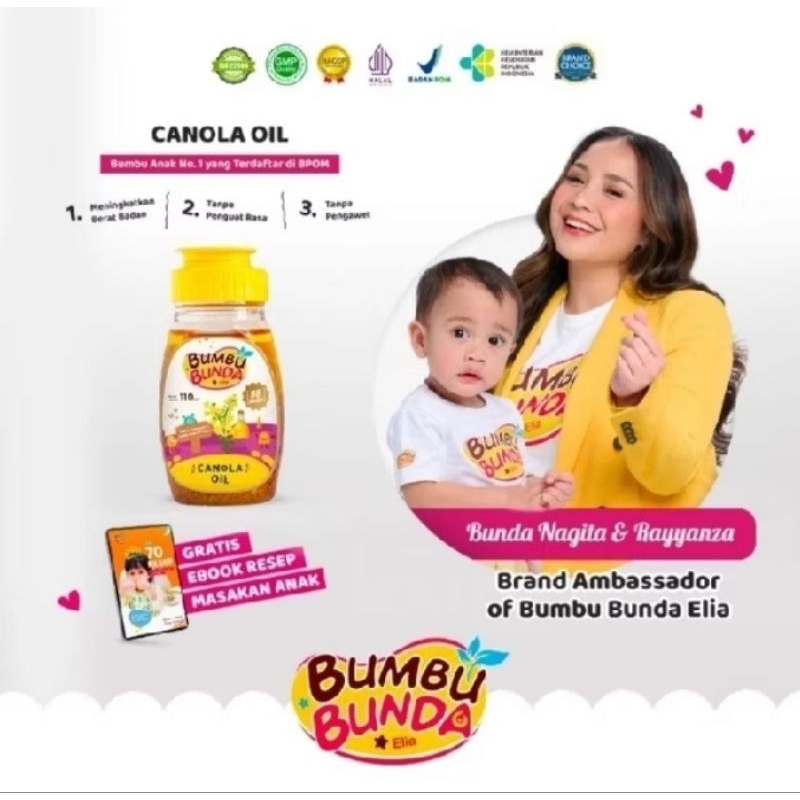 

Bumbu Bunda Elia Canola oil 100ml murah