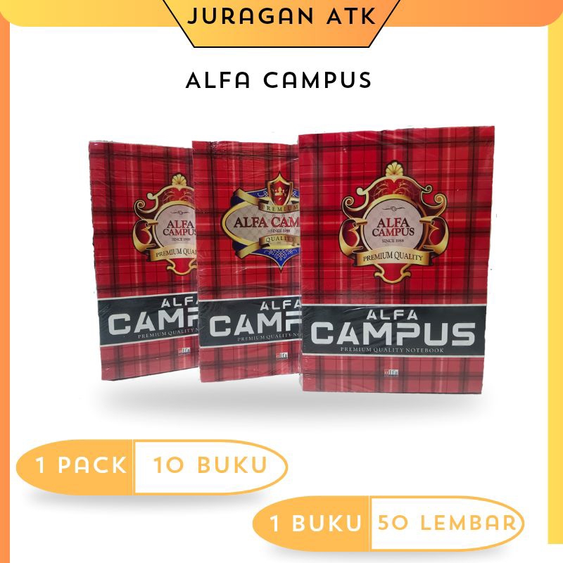 

Buku Tulis Campus Alfa 50 Lembar