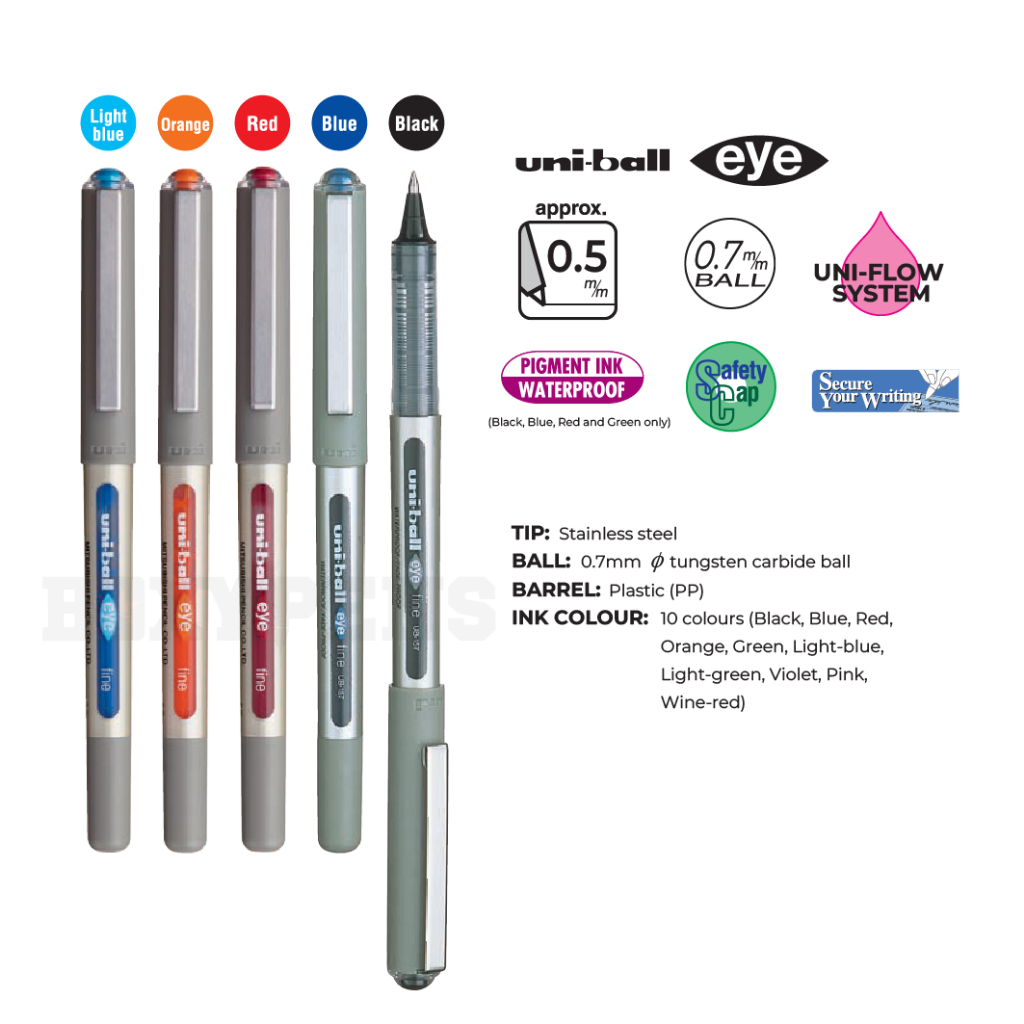 

Uniball Eye Rollerball Fine Pen - 0.7 mm