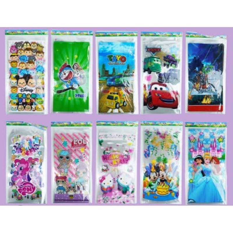 

plastik snack ulang tahun karakter
