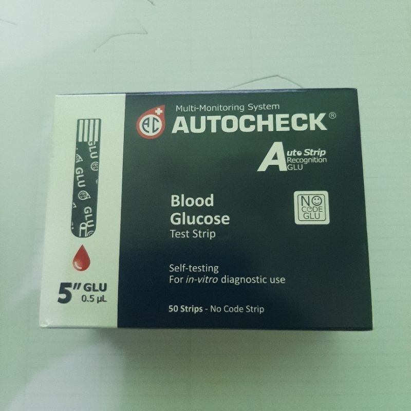 Autocheck Glucose strip isi 50 | Autocheck Strip Gula Darah