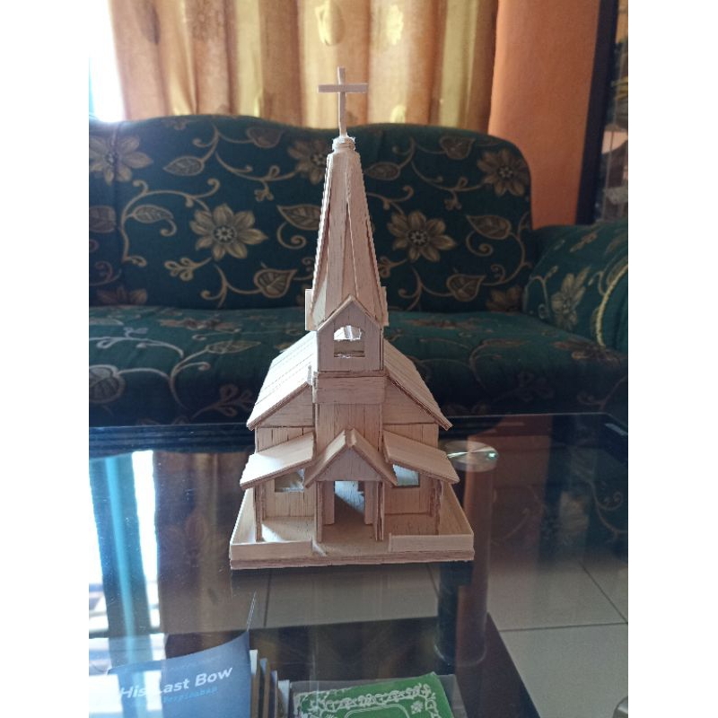 Miniatur Gereja / miniatur rumah ibadan Kristen