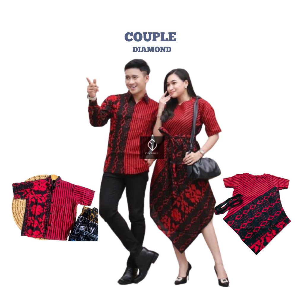 Baju Couple Keluarga  Batik Couple Keluarga  Sarimbit Keluarga  Baju Natal Couple Keluarga EVLOGIA B