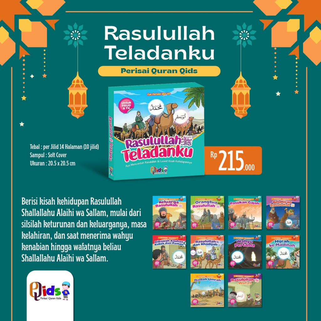 Rasulullah Teladanku Perisai Quran Qids