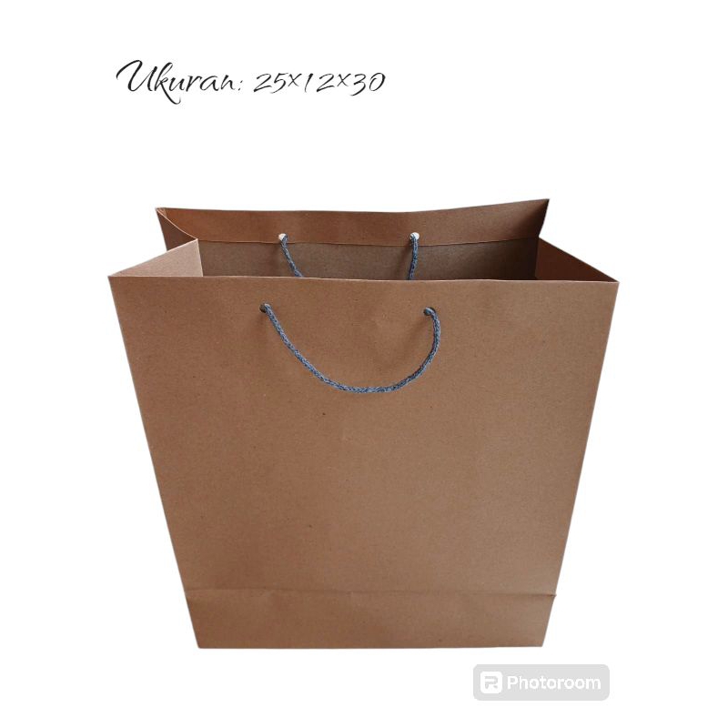 

Paperbag Polos Coklat Ukuran 25×12×30 | Tas Kado | Tas Souvenir | Termurah | Terlaris