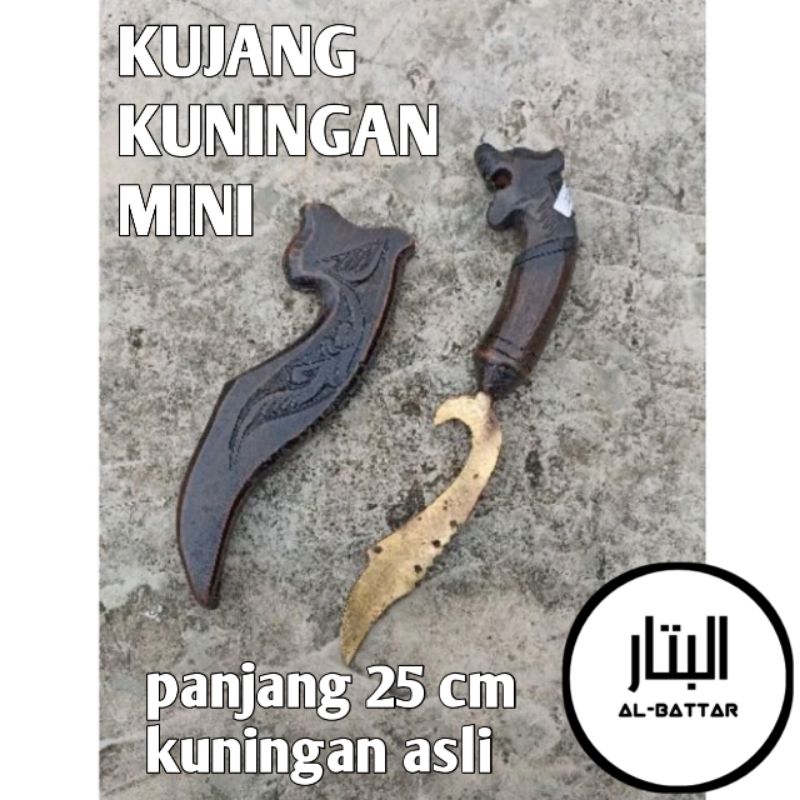 Kujang kuningan mini asli bandung