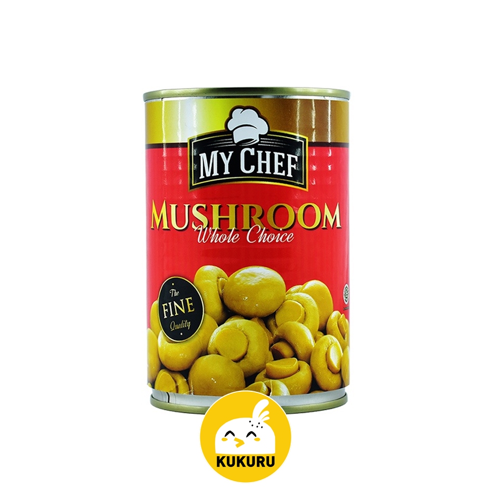 

MY CHEF MUSHROOM / WHOLE CHAMPIGNON / JAMUR KANCING KALENG (425 GRAM)