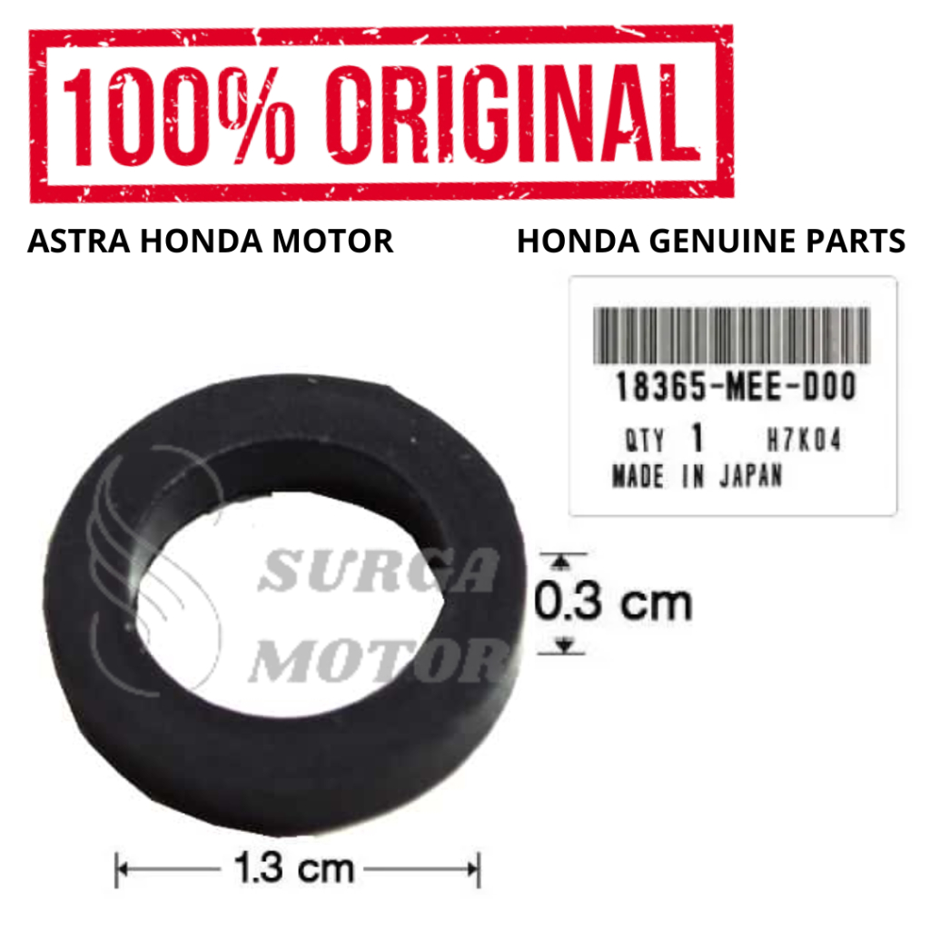 Karet Cap Tail Washer Rubber 8.5x13x2.5 Supra GTR 150 Original Honda AHM 18365-MEE-D00 Ruber Waser 8