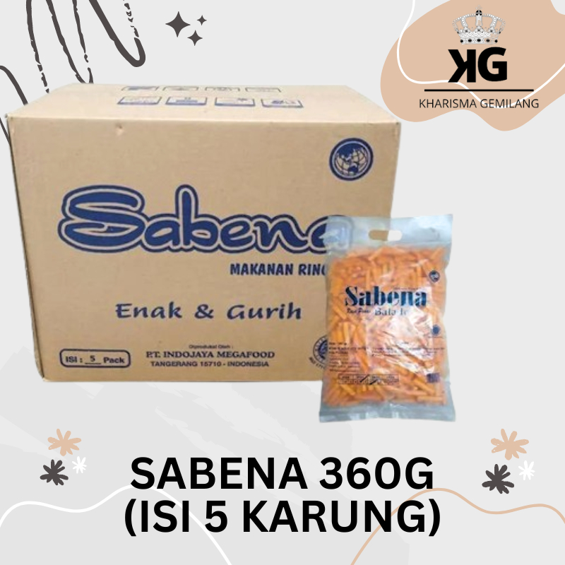 

SABENA - SABENA JUMBO 1.8 Kg (1 DUS ISI 5 PCS) Rasa jagung keju balado sapi panggang Sabena Biscuit Snack anak Cemilan Enak Asin Gurih Pedas