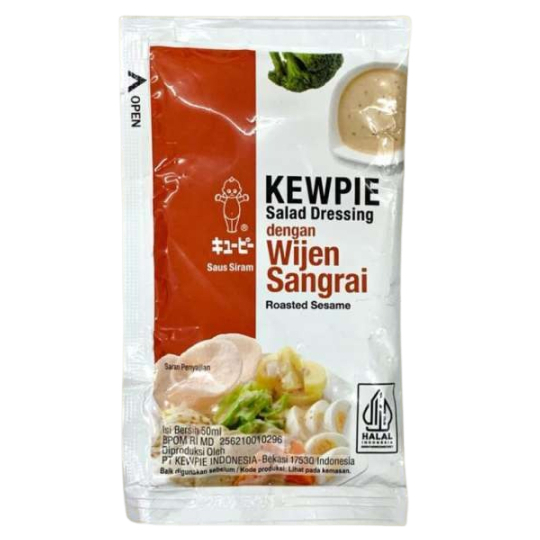 

Kewpie Wijen Sangrai Sachet 50ml Salad Dressing Roasted Sesame