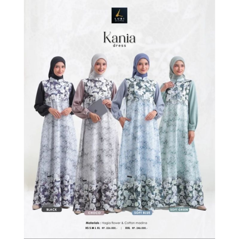 Lubi Kania Dress Dress Lubi Dress Terbaru Gamis Lubi Gamis Terbaru