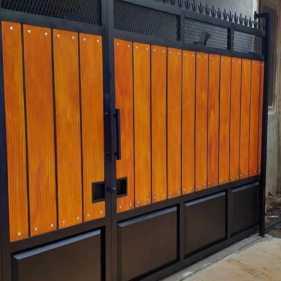 pagar rumah minimalis besi holo galvanis