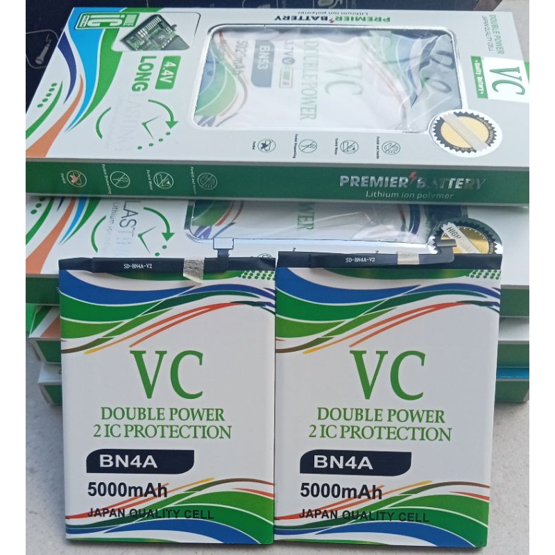 BATERAI/BATTERY TANEM BN4A/XIOAMI REDMI NOTE 7/REDMI NOTE 7 PRO DOUBLE POWER VC 2 IC 5000 mAh