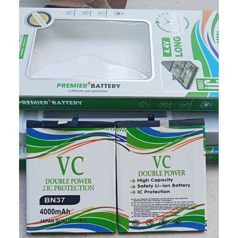 BATERAI/BATTERY TANEM BN37/XIOAMI 6A/REDMI 6 DOUBLE POWER VC 2IC 4000 mAh