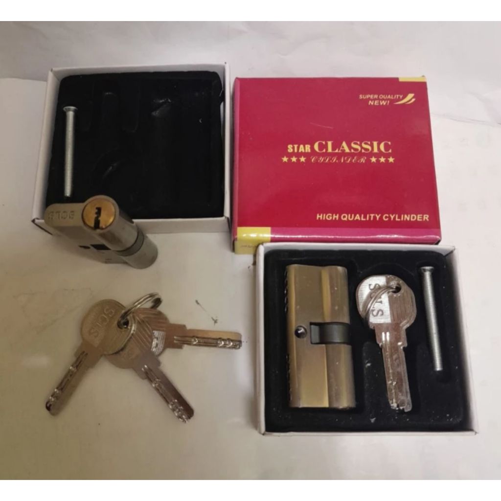 STAR CLASSIC/KOFUKU - Silinder / Cylinder Kunci Pintu Kecil & Besar