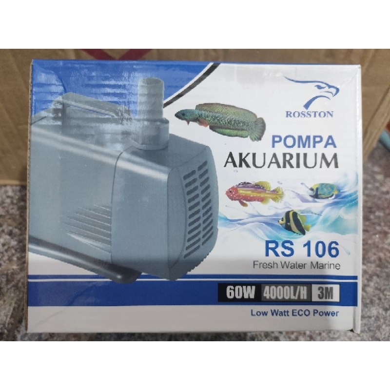 Pompa Aquarium Kolam Hidroponik ROSSTON RS 106