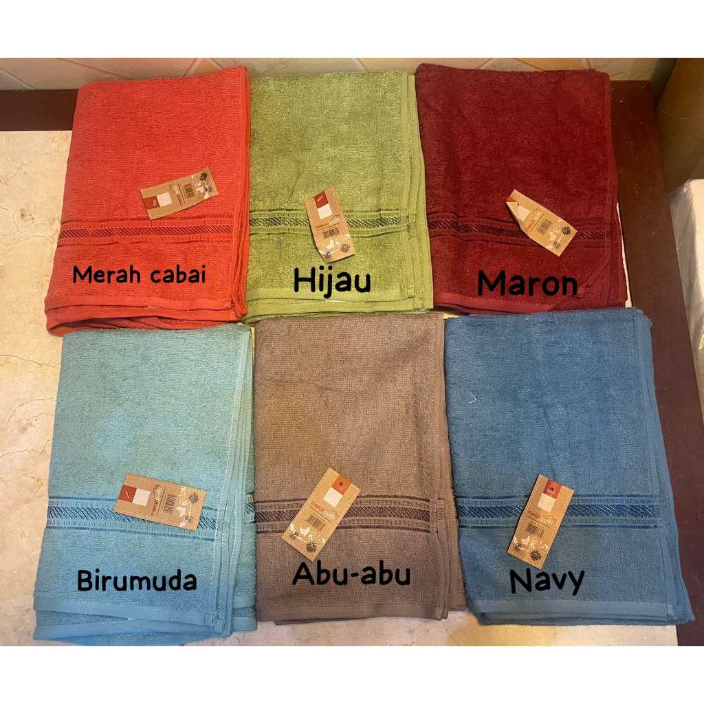 HANDUK MERAH PUTIH / HANDUK POLOS / HANDUK MERAH PUTIH MURAH / HANDUK MURAH / HANDUK PREMIUM / HANDU