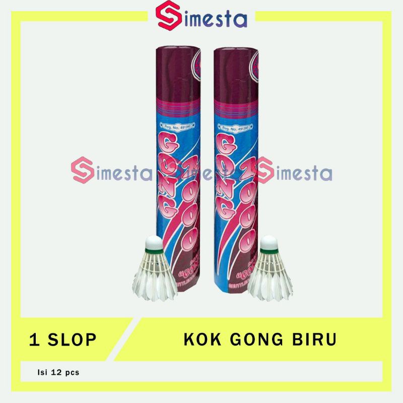 Shuttlecock badminton Shuttle Cock Gong2000 Kok Gong 2000 biru