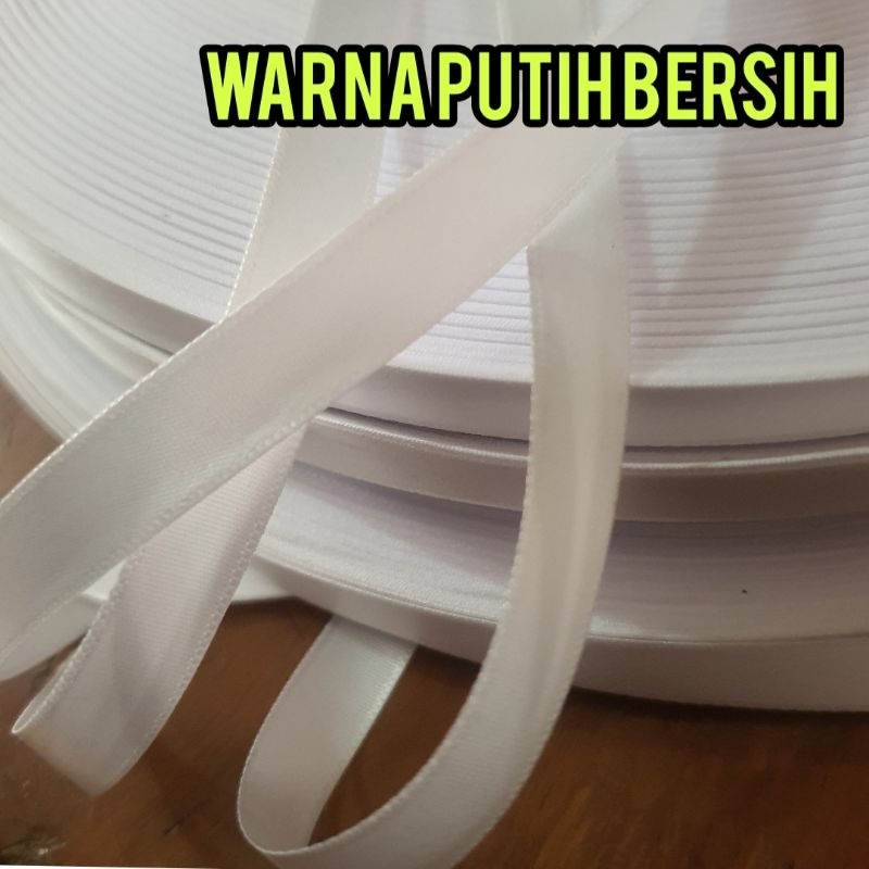 

Pita label satin/pita satin ukuran 1,1cm isi 300yard