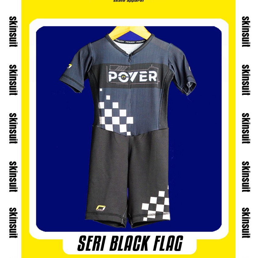 Skinsuit Sepatu Roda Inline Skate Jersey Olahraga Premium