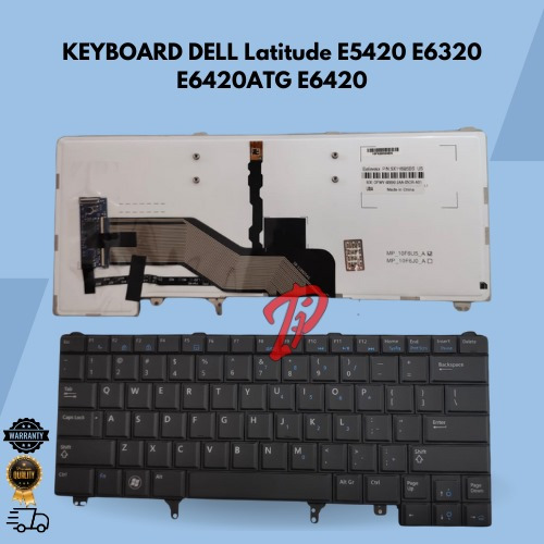 Keyboard DELL Latitude E5420 E6320 E6420ATG E6420 Black Backlight