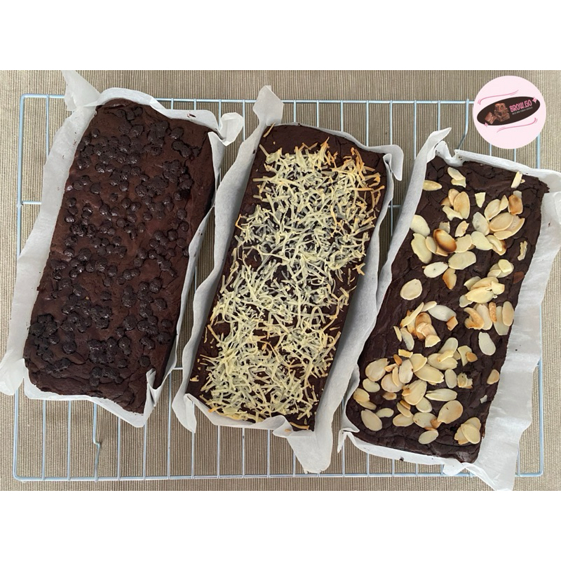 

Browgo.Bake | Fudgy Brownies Dark Chocolate | Ukuran 20x10 | Ukuran 9x9 | Fudgy Brownies Bites