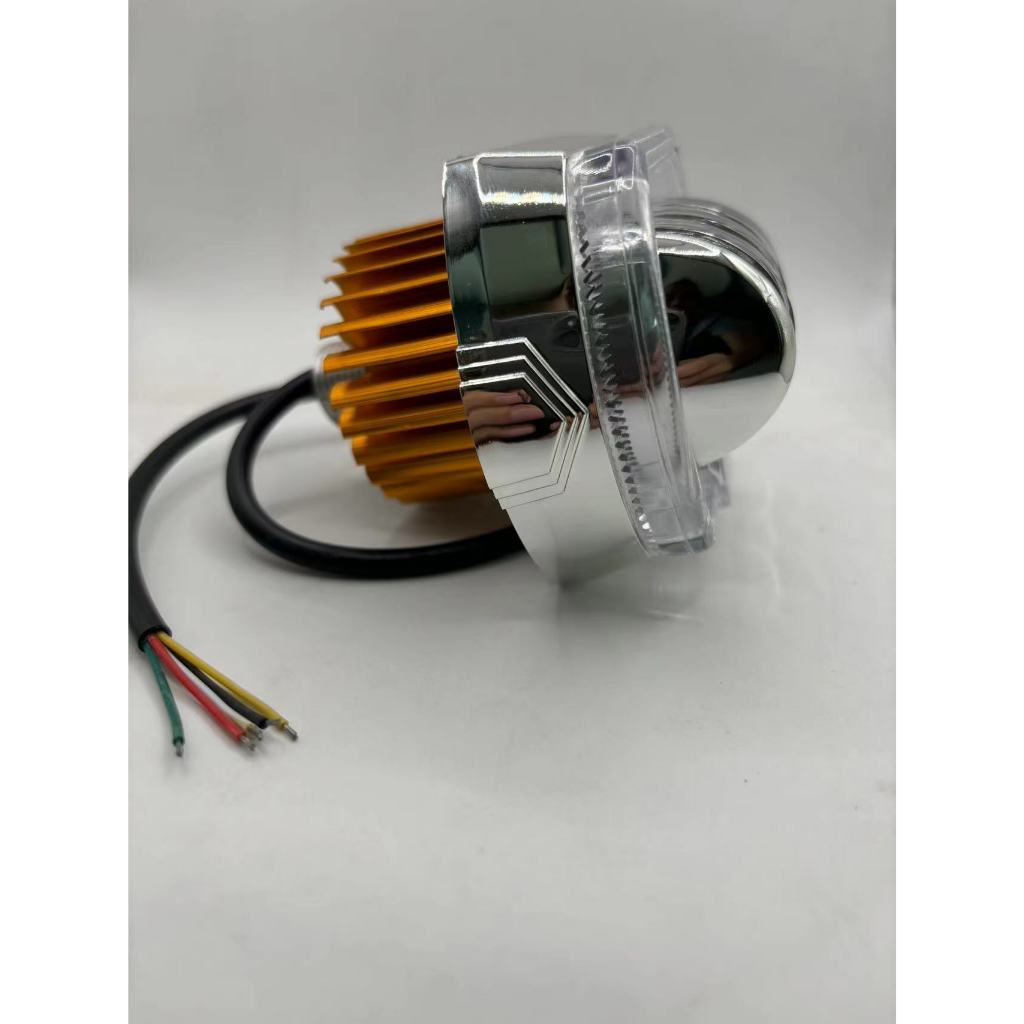 Projector BIled 3 Lensa 8D Cut Off Lampu Tembak LED biled 3inch Shroud + Devil Laser U20