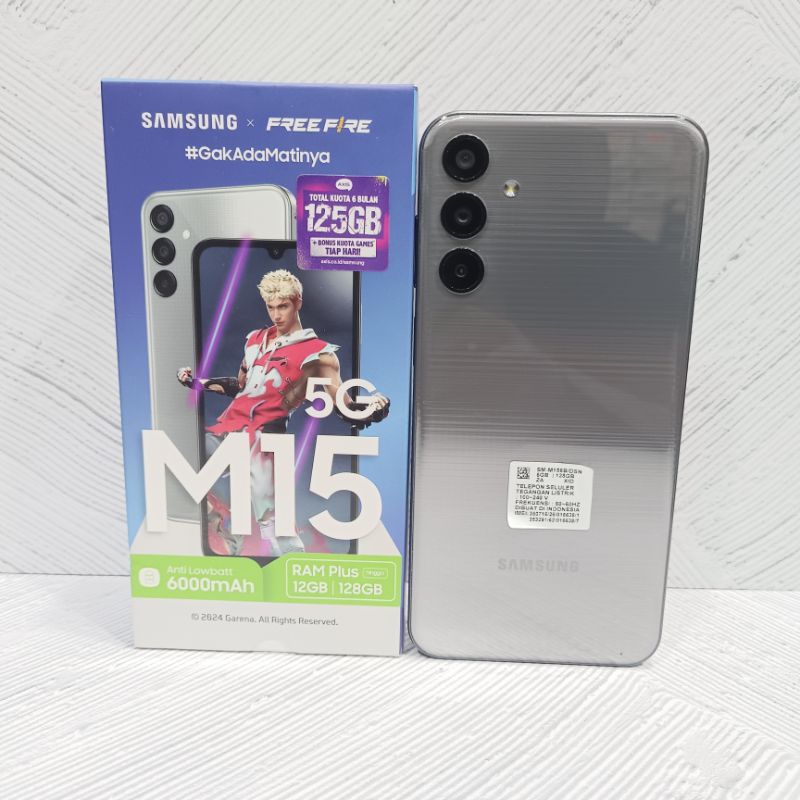Samsung M15 5G 6/128 GB Handphone Second