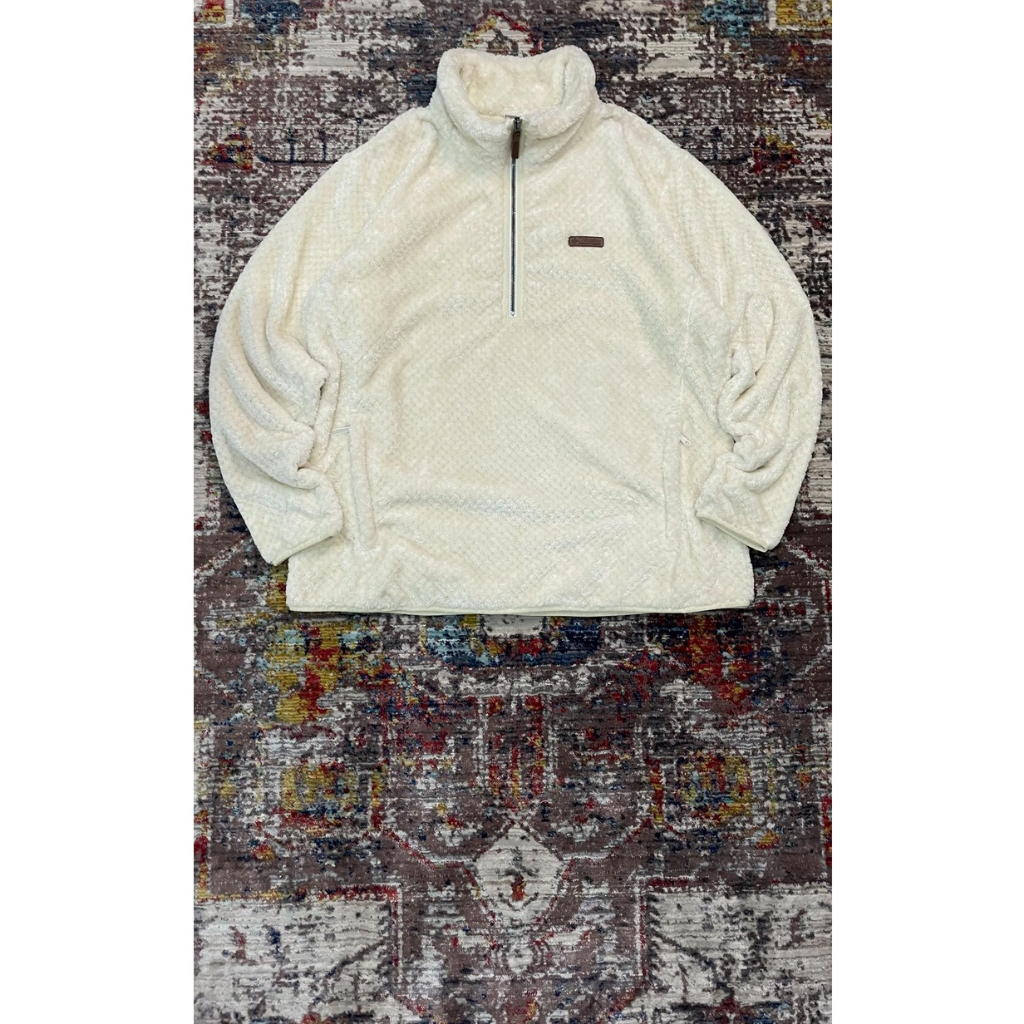Columbia Fireside II Sherpa Half Zip Fleece (XB046) • Colour : Chalk White