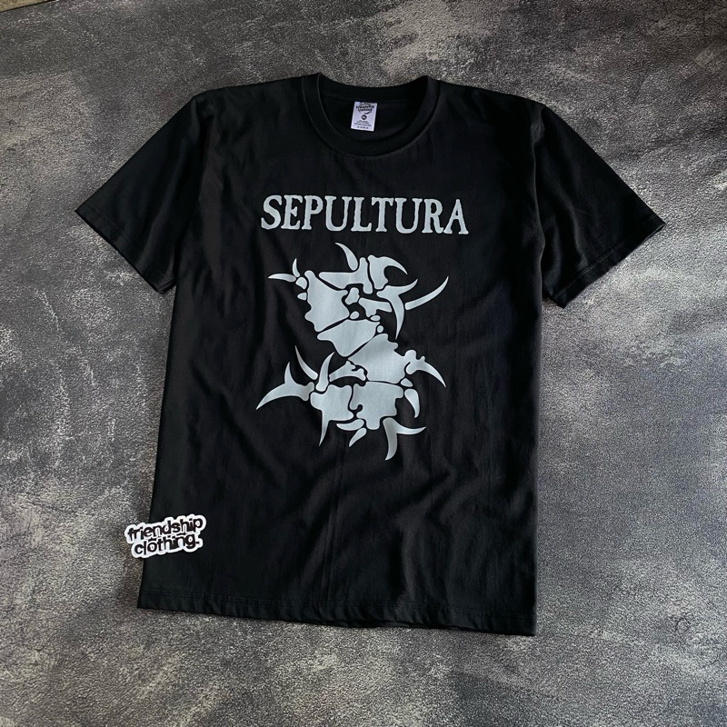 KAOS BAND SEPULTURA | BAJU MUSIK METAL | TSHIRT BAND