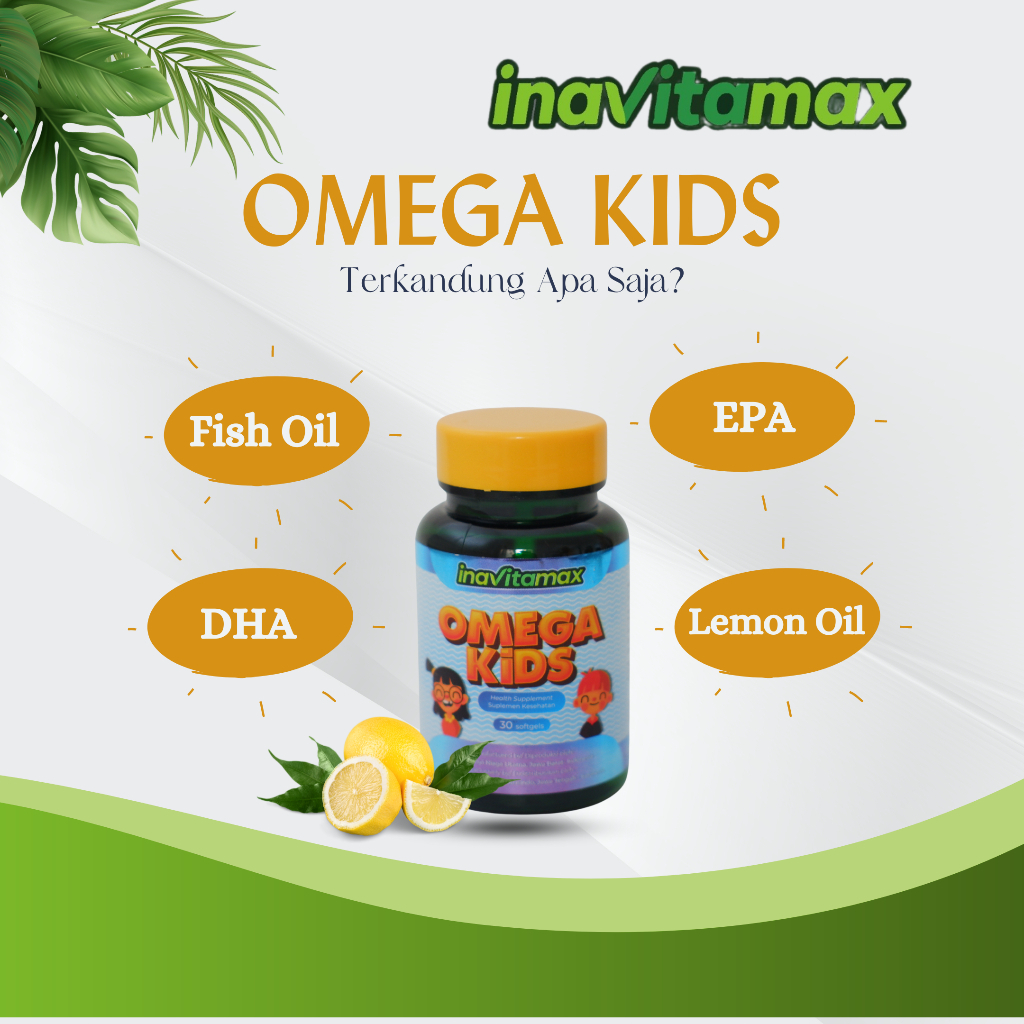 INAVITAMAX OMEGA KIDS / TINGGI DHA {PRODUK ASLI DARI DISTRIBUTOR RESMI INAVITAMAX}