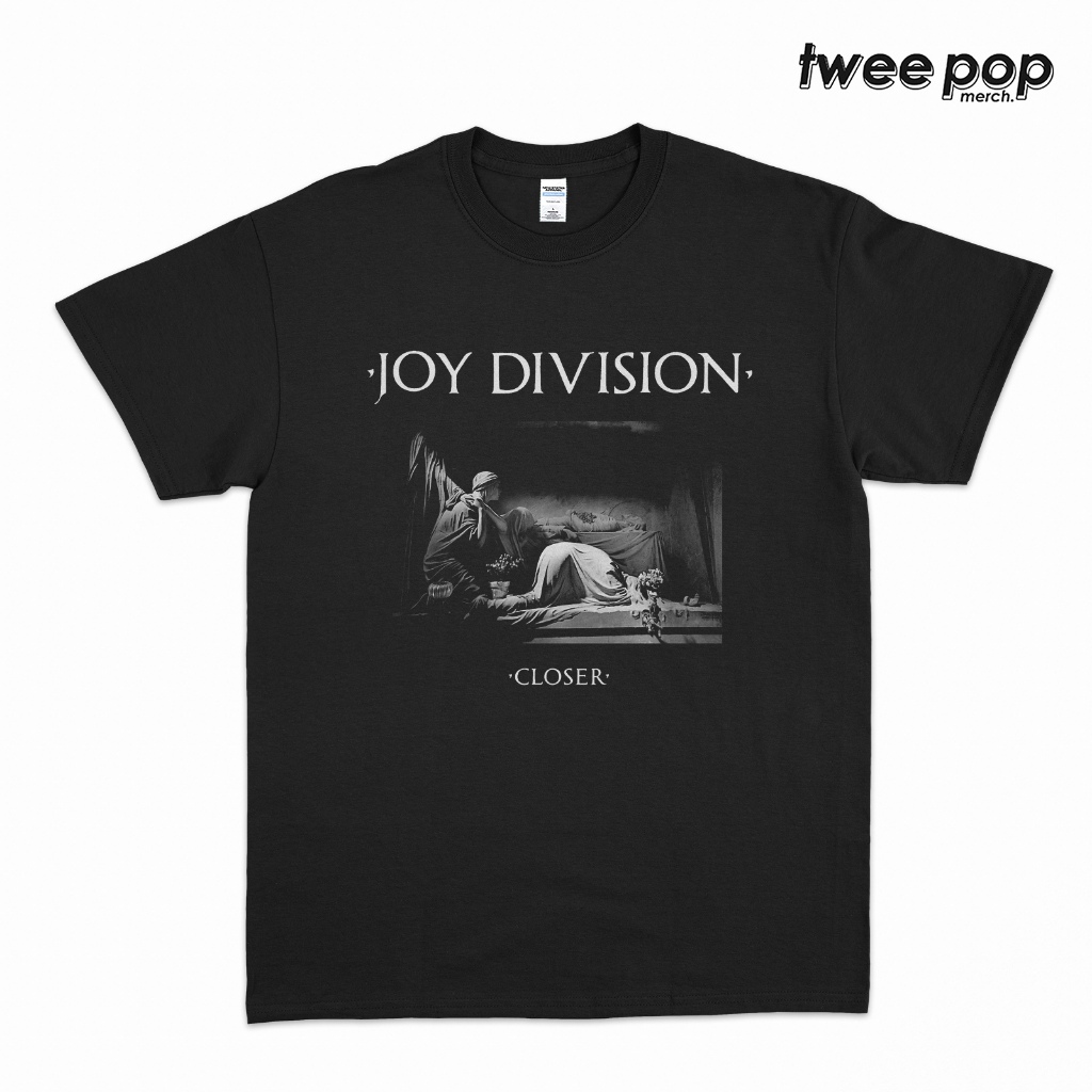 Original KAOS BAND JOY DIVISION - CLOSER / BLACK T-SHIRT Unisex Tee