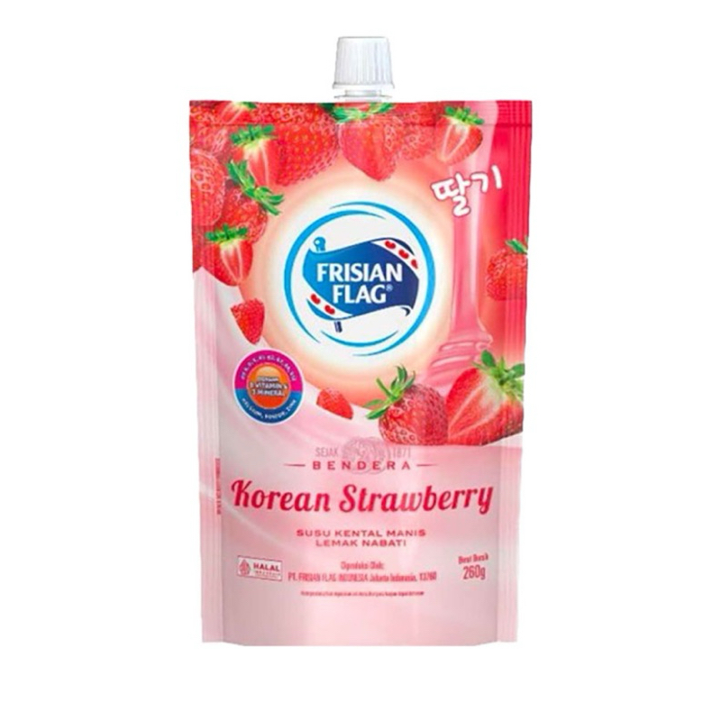 

FRISIAN FLAG Kental Manis Korean Strawberry 260 gram