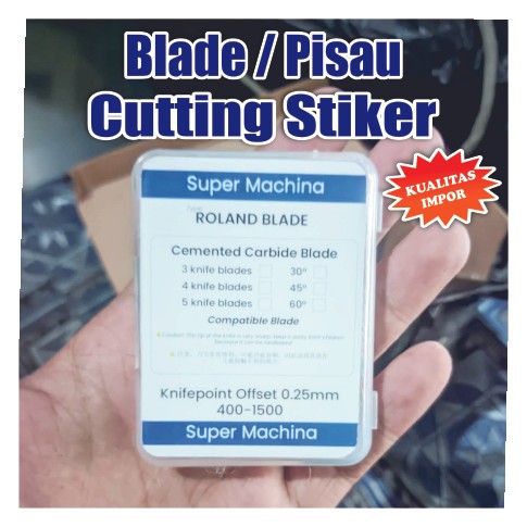 

Blade Roland / Pisau Cutting Stiker Jinka, Rhinotech, GCC Bahan Tungsten Carbide Impor