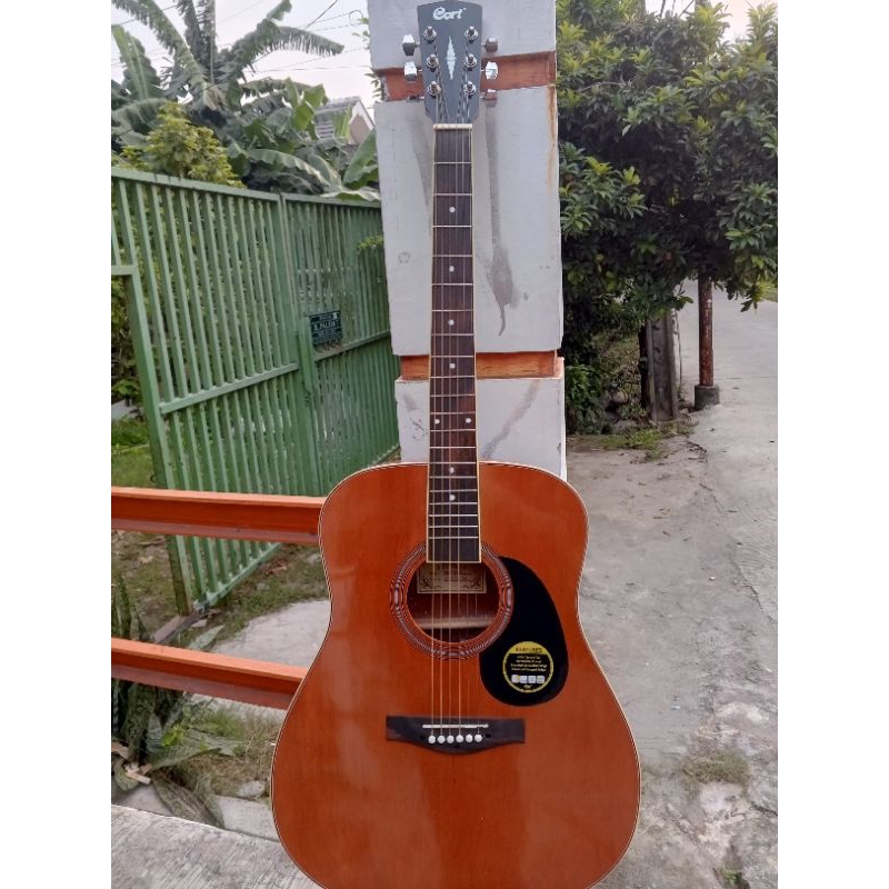 gitar akustik cord jumbo coklat